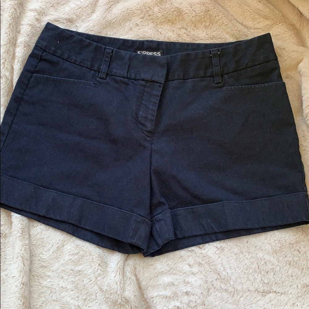Express dress denim shorts